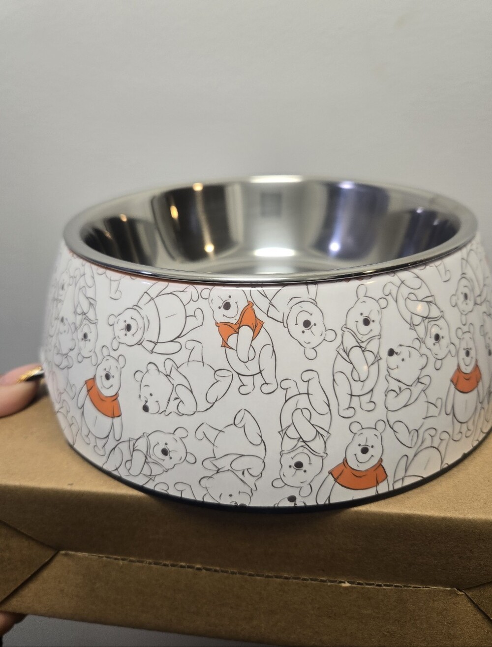 2 Disney Chewy Winnie The Pooh Pet Bowl Sets 3.25 Cups 26oz. Non Skid
